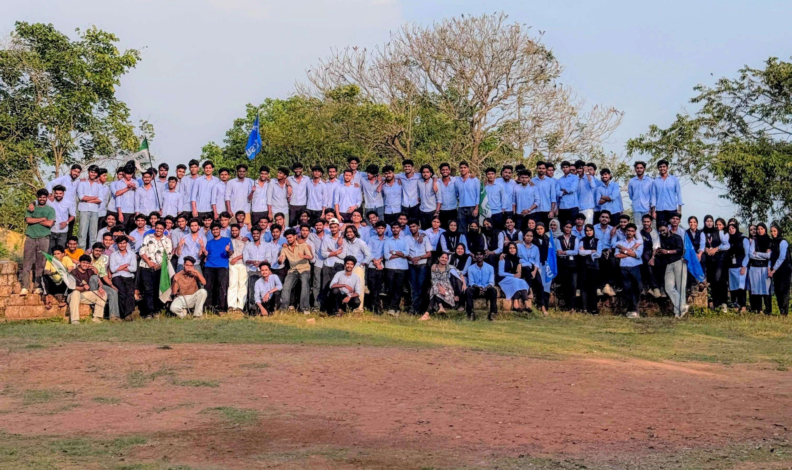 Students on campus